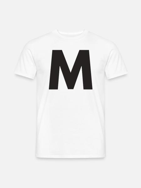 M - Men's T-Shirt - white