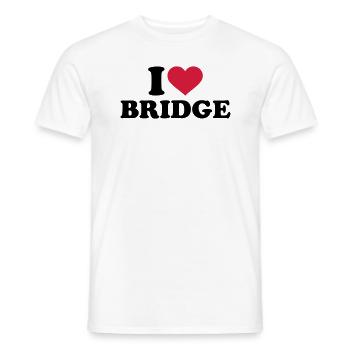 Bridge - Männer T-Shirt - Weiß - Vorne - AI Model Male 178 dark (178cm)