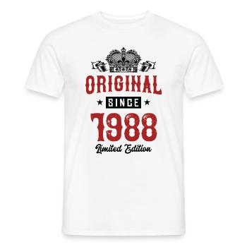 1988 limited edition - Männer T-Shirt - Weiß - Vorne - AI Model Male 178 dark (178cm)