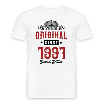 1991 limited edition - Männer T-Shirt - Weiß - Vorne - AI Model Male 178 dark (178cm)