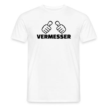 Vermesser - Männer T-Shirt - Weiß - Vorne - AI Model Male 178 dark (178cm)