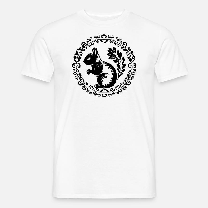 Eichhörnchen - Männer T-Shirt - Weiß
