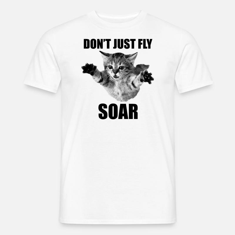 Ne vous contentez pas de voler le mème sarcastique du chat - T-shirt homme - blanc
