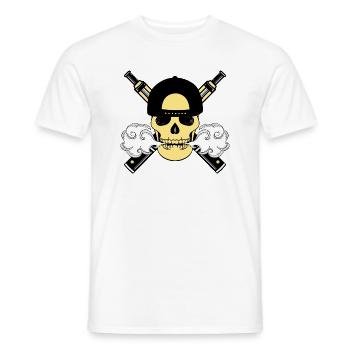 vaper - Men's T-Shirt - white - Front - AI Model Male 178 dark (178cm)