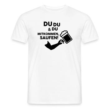 Mallorca - JGA - Party - Männer T-Shirt - Weiß - Vorne - AI Model Male 178 dark (178cm)