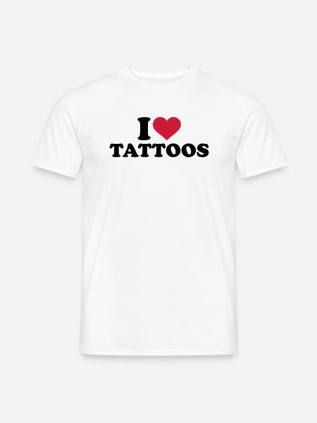 Tattoo - Männer T-Shirt - Weiß