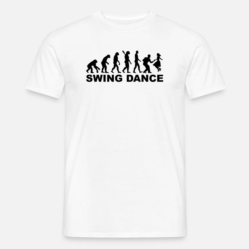 Swing dance - Männer T-Shirt - Weiß