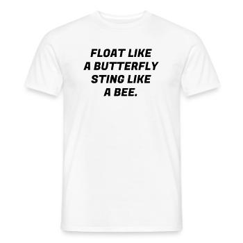 Boxing - Boxer - Boxe - Boxen - Ali - Fighter - Men's T-Shirt - white - Front - AI Model Male 178 dark (178cm)