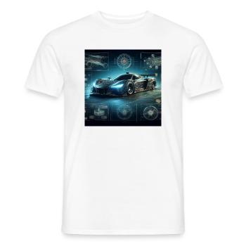 GT Renner - Männer T-Shirt - Weiß - Vorne - AI Model Male 178 dark (178cm)