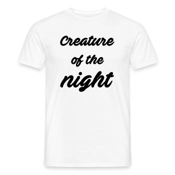 Creature of the night - Männer T-Shirt - Weiß - Vorne - AI Model Male 178 dark (178cm)
