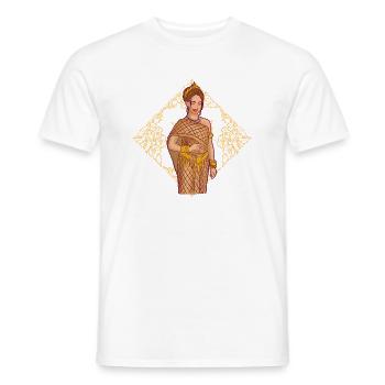 Cambodge Tradition Danse Khmer Apsara I Cadeau - T-shirt homme - blanc - Devant - AI Model Male 178 dark (178cm)