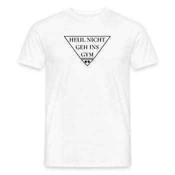 Gym Spruch - Männer T-Shirt - Weiß - Vorne - AI Model Male 178 dark (178cm)