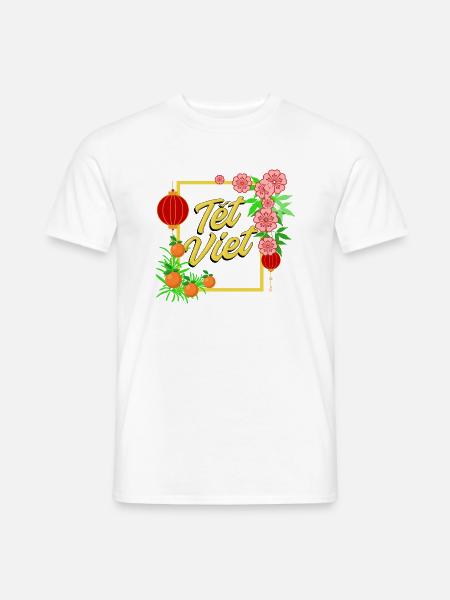Vietnamesiskt nyår Vietnam Viet I Gåva - T-shirt herr - vit