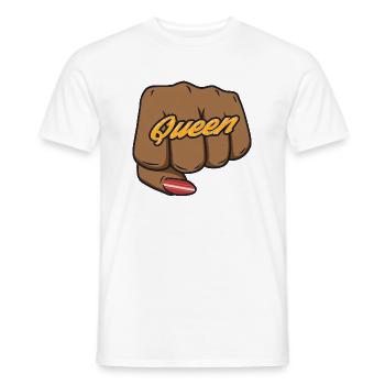 Ghana Ghanaer Flagge Frau Prinzessin I Geschenk - Männer T-Shirt - Weiß - Vorne - AI Model Male 178 dark (178cm)