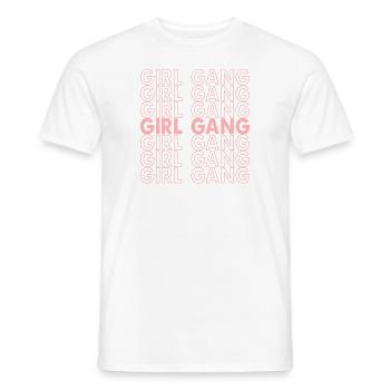 Aesthetic Girl Gang - Aesthetic girl gang - Men's T-Shirt - white - Front - AI Model Male 178 dark (178cm)