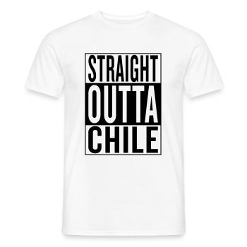 Chile - Männer T-Shirt - Weiß - Vorne - AI Model Male 178 dark (178cm)