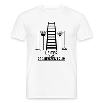 LEITER VOM RECHENZENTRUM - Männer T-Shirt - Weiß - Vorne - AI Model Male 178 dark (178cm)
