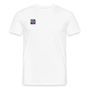 Spring flower - Men's T-Shirt - white - Front - AI Model Male 178 dark (178cm)