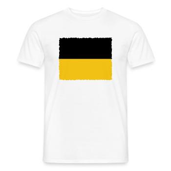 Baden Württemberg Flag Home Stuttgart - Men's T-Shirt - white - Front - AI Model Male 178 dark (178cm)