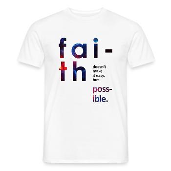 univers - T-shirt homme - blanc - Devant - AI Model Male 178 dark (178cm)