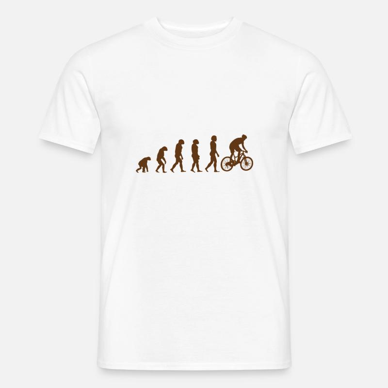 Fahrrad - Männer T-Shirt - Weiß