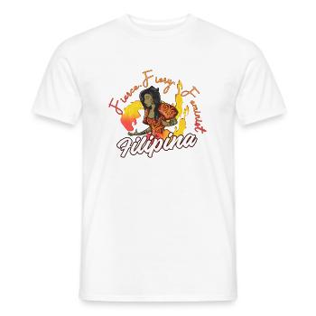 Philippinen Filipina Stolz Flagge Pinay I Geschenk - Männer T-Shirt - Weiß - Vorne - AI Model Male 178 dark (178cm)