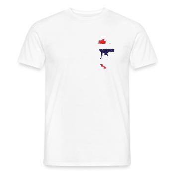 Heartbeat Thailand Geschenk - Männer T-Shirt - Weiß - Vorne - AI Model Male 178 dark (178cm)