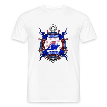 4 juillet Cruise Squad - T-shirt homme - blanc - Devant - AI Model Male 178 dark (178cm)