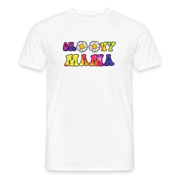 Groovy Mama Matching Gift - Männer T-Shirt - Weiß - Vorne - AI Model Male 178 dark (178cm)