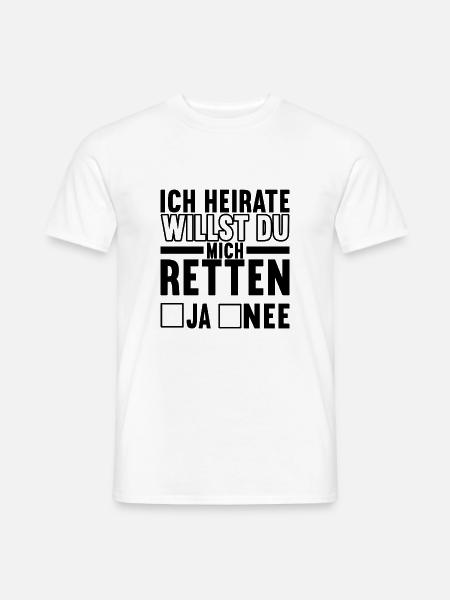 Junggesellenabschied - Männer T-Shirt - Weiß