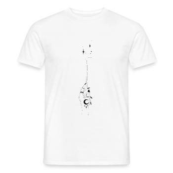 MAGIC | Wand hand | black - Men's T-Shirt - white - Front - AI Model Male 178 dark (178cm)