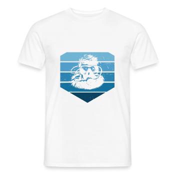 Plongeur Plongeur Scuba Diver Femmes Plongeuse - T-shirt homme - blanc - Devant - AI Model Male 178 dark (178cm)