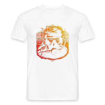 Diver Diving Free Dive Scuba Diving - Men's T-Shirt - white - Front - AI Model Male 178 dark (178cm)