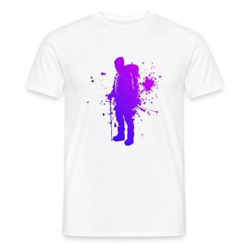 Femmes Hommes Bloc Grimpeur Bloc - T-shirt homme - blanc - Devant - AI Model Male 178 dark (178cm)
