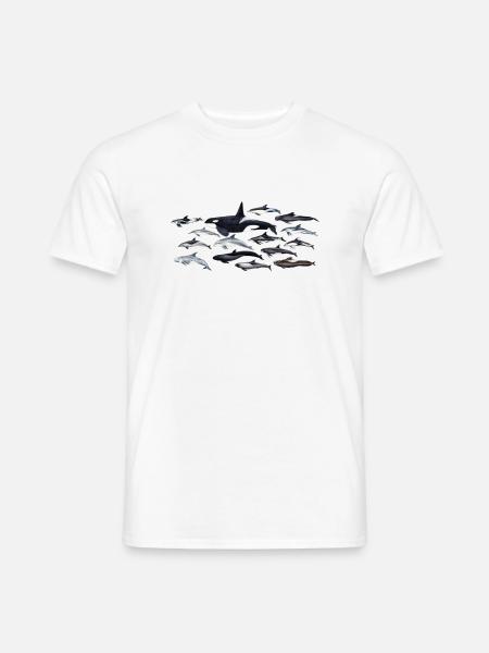 Dolphins - Dolphins - Dauphins - Delphinidae - Men's T-Shirt - white