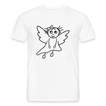 Guardian Angel Girls - Men's T-Shirt - white - Front - AI Model Male 178 dark (178cm)