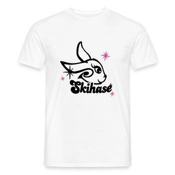 skihase_candi_2c - Männer T-Shirt - Weiß - Vorne - AI Model Male 178 dark (178cm)
