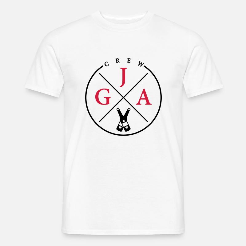 jga crew bier - Männer T-Shirt - Weiß