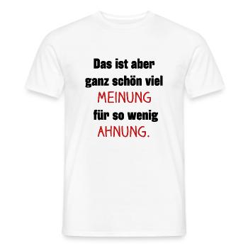 Lustiger Spruch Besserwisser Arbeit Kollegen - Männer T-Shirt - Weiß - Vorne - AI Model Male 178 dark (178cm)