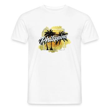 Philippines Filipino Vintage Mabuhay I Gift - Men's T-Shirt - white - Front - AI Model Male 178 dark (178cm)