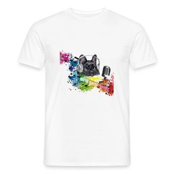 SingSang Family by Joli Official - Männer T-Shirt - Weiß - Vorne - AI Model Male 178 dark (178cm)