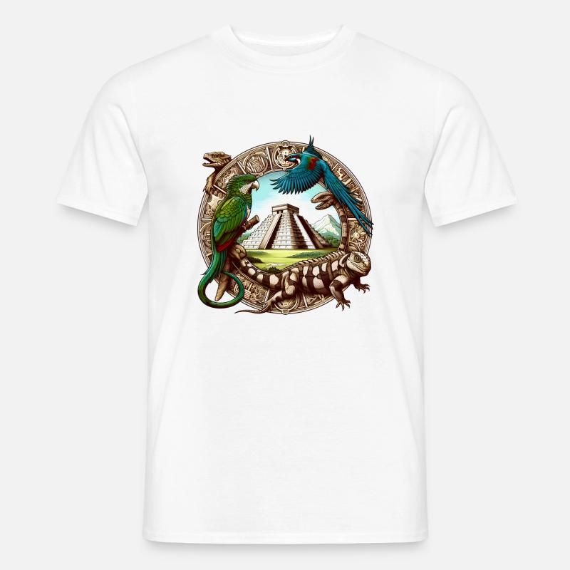 Wunder der Maya - Männer T-Shirt - Weiß