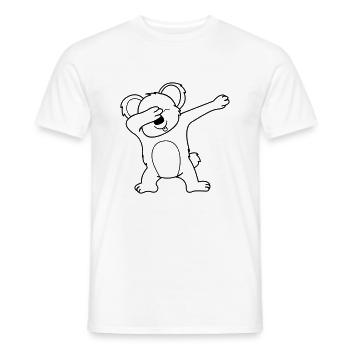 Koala Dabbing 01 - Männer T-Shirt - Weiß - Vorne - AI Model Male 178 dark (178cm)
