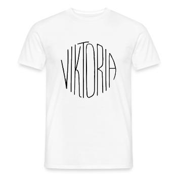 Victoria - T-shirt homme - blanc - Devant - AI Model Male 178 dark (178cm)