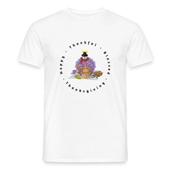 SASSY THANKSGIVING TURKEY B lcbo - Männer T-Shirt - Weiß - Vorne - AI Model Male 178 dark (178cm)