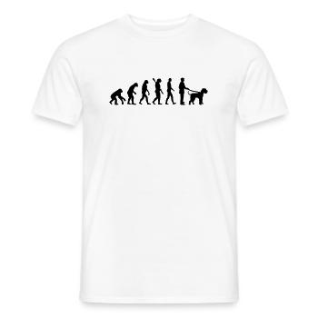 Giant Schnauzer - Men's T-Shirt - white - Front - AI Model Male 178 dark (178cm)