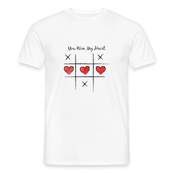 Saint Valentin - T-shirt homme - blanc - Devant - AI Model Male 178 dark (178cm)