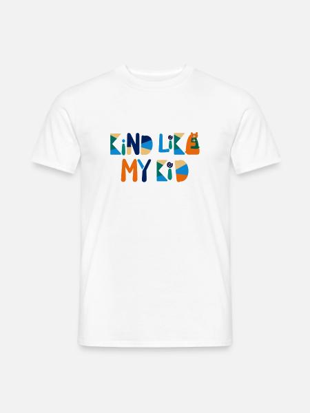 Kind Like My Kid Kind Like My Dad - Mænd T-shirt - hvid