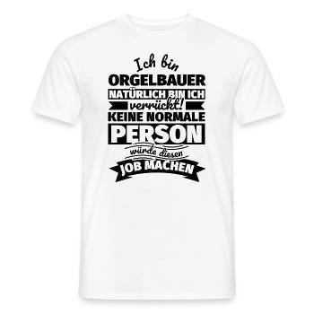 Orgelbauer Geschenke - Männer T-Shirt - Weiß - Vorne - AI Model Male 178 dark (178cm)