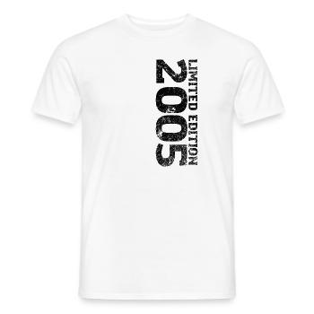 Limited Edition 2005 18. Geburtstag Geschenk - Männer T-Shirt - Weiß - Vorne - AI Model Male 178 dark (178cm)